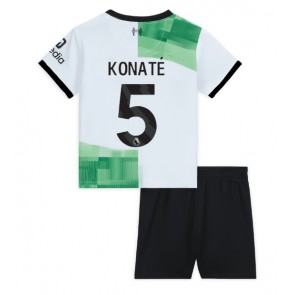 Liverpool Ibrahima Konate #5 Dětské Venkovní dres komplet 2023-24 Krátký Rukáv (+ trenýrky)